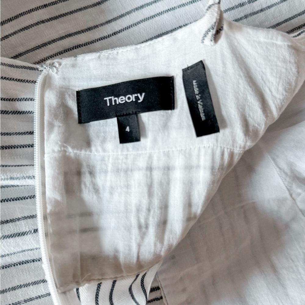 SOLD Theory Melaena B Linen Dress - Picture 11 of 11